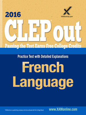 cover image of CLEP French